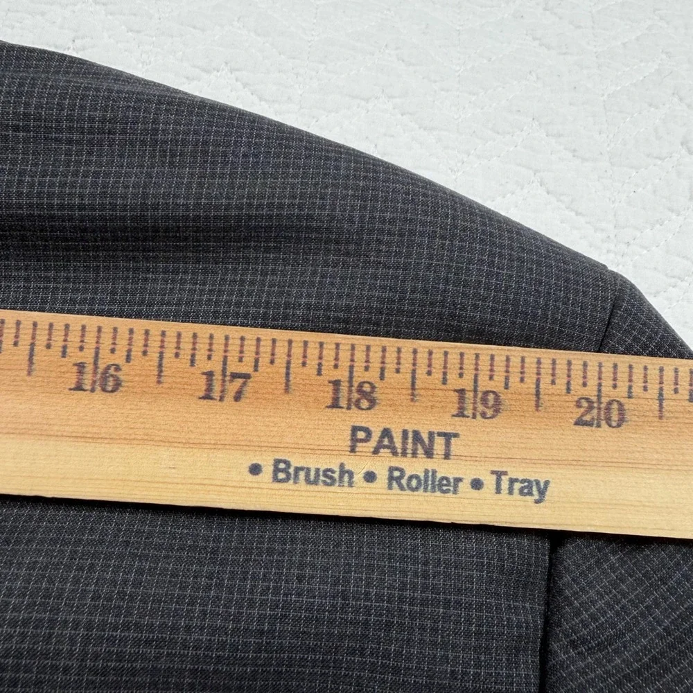 Vtg Brooks Brothers Men Suit Jacket Blazer 44/39 REG Dark Gray Wool Made in USA*